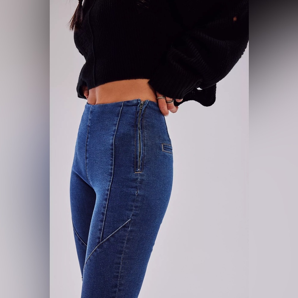 NWT We The Free Bella moto mid rise skinny 26